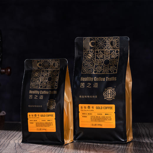 苦之道 金咖叁号 云南精品咖啡焙炒豆 蜜处理中烘咖啡豆 商品图4