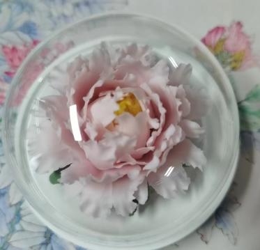 粉色牡丹陶瓷扩香器 商品图0