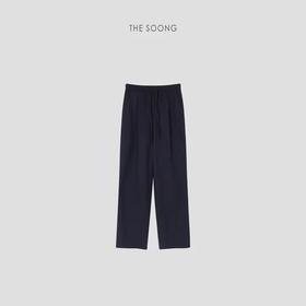 THESOONG|一条舒服到爆炸"巨软触感松紧腰抽绳阔腿休闲裤HWKZ4009