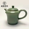 【邛窑￭铜绿釉茶具】成都手作功夫茶具一壶六杯 家用茶杯 高档送礼茶具【四川非物质文化】【大师匠作】 商品缩略图5