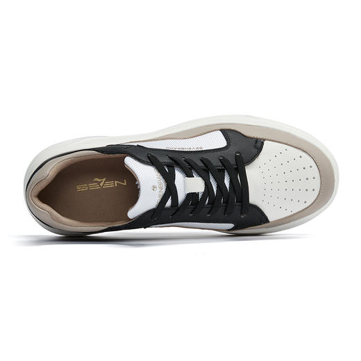 柒牌休闲鞋男士2024秋季新款平板鞋男生轻便舒适男款百搭低帮男鞋	127X70130 商品图2