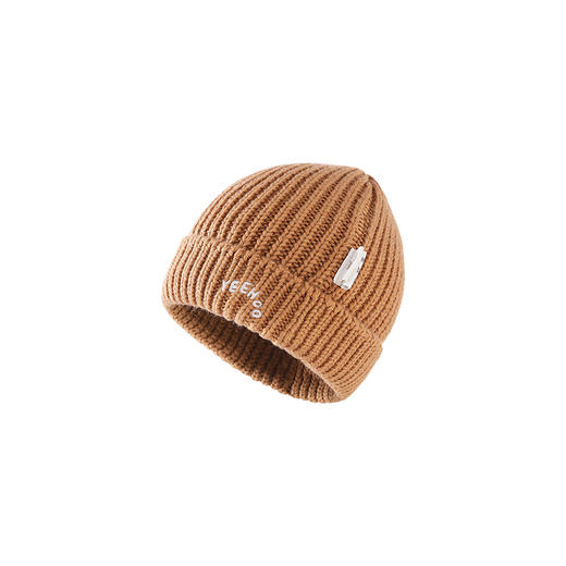 英氏婴儿帽子秋冬毛织弹力圆帽男童帽子时尚羊毛帽子 商品图1