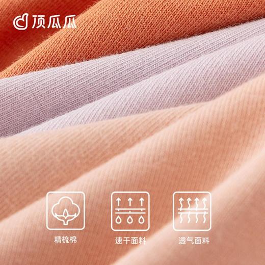 「4条装」3部顶瓜瓜棉氨女士纯色高腰内裤DNKWC-AQ33157-4 商品图3