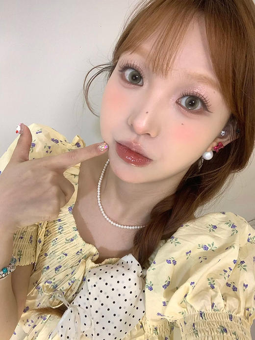 Loveiikira旗下 ·她的玫瑰&茶艺大师｜14.2mm白狮参考着色中等直径｜半年抛  2片 商品图5