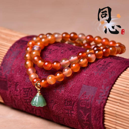 珩钻  新中式国潮好运莲蓬手串国风手链6mm 商品图1