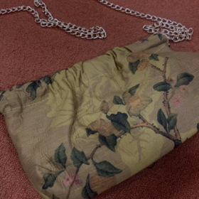 两三事两三事时尚百搭女士中国风提花刺绣手拿包单肩包