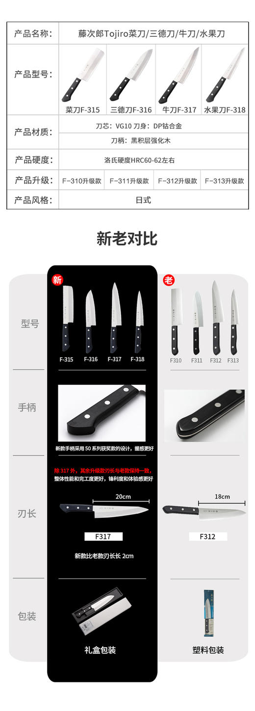 日本名刀藤次郎！中式菜刀全系列！ 商品图5