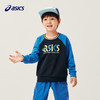 【商城同款】ASICS/亚瑟士童装撞色插肩袖长袖卫衣T恤柔软亲肤秋 商品缩略图1