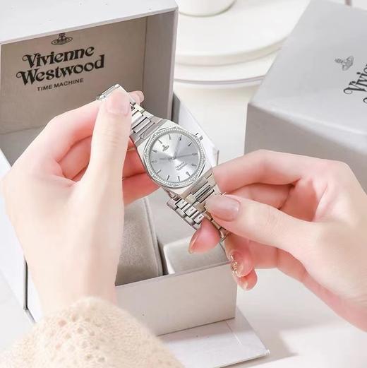心选丨vivienne westwood薇薇安 西太后手表女新款小盘钢带时尚女款腕表 商品图10