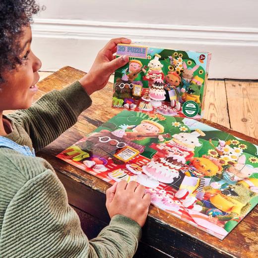 20片/36片48片/64片/100片 2岁+ 培养认知 艺术家插画拼图 儿童拼图 美国eeBoo 商品图3