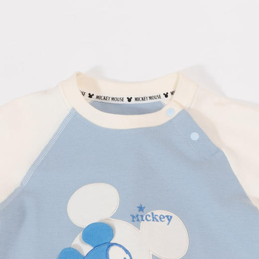 迪士尼童装男童微笑小米奇软糯肩开纯棉舒适连体衣ZD3DL006 商品图6