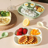 陶瓷餐具分格盘  儿童分餐盘早餐盘子家用高颜值减脂盘创意分隔餐盘3.210 商品缩略图2