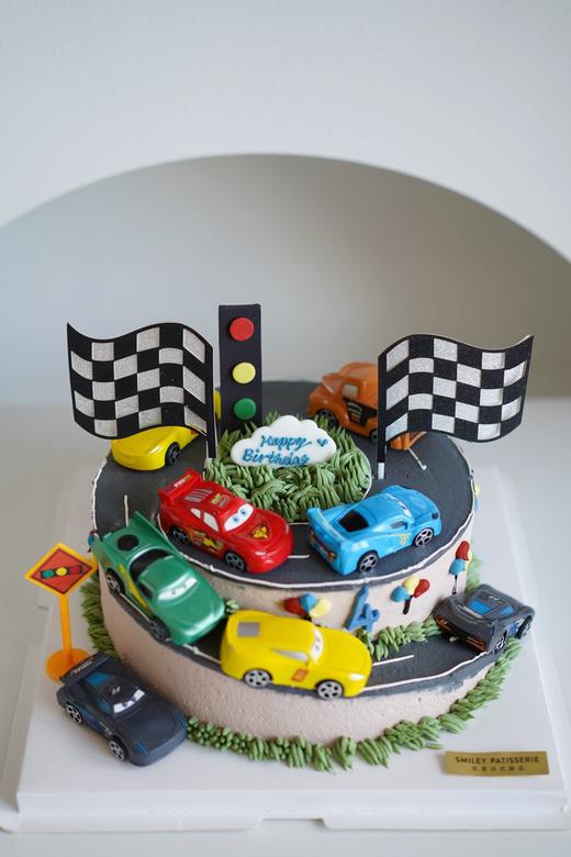 主题奶油蛋糕 | 鲜果原味奶油 - 跑跑赛车 商品图3