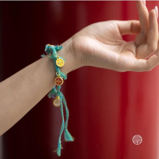 万物三千｜五路财神金刚结绿绳 手链 手绳 转运 商品图4