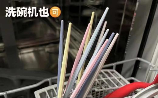 🌅19.9元共10双🥢家用好物『双枪马卡龙抗菌六角合金筷』❄️ 六边筷身，😎握感舒适 专人专筷，健康分食💦 商品图1