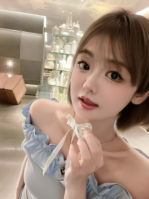 清仓捡漏  LINCHAOZHANG私服定制系列  LC240501荷叶边上衣LQ240321 腰封半裙 商品图3