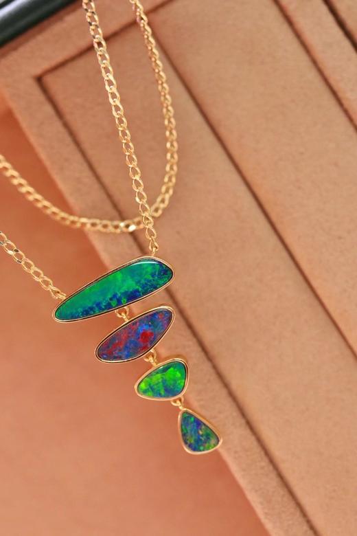 4.46ct 欧泊项链 商品图2