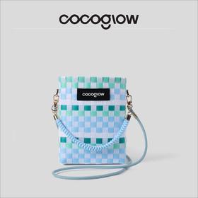 cocoglow ·Oceanblue_海蓝之谜迷你托特女包手工编织包mini斜挎包