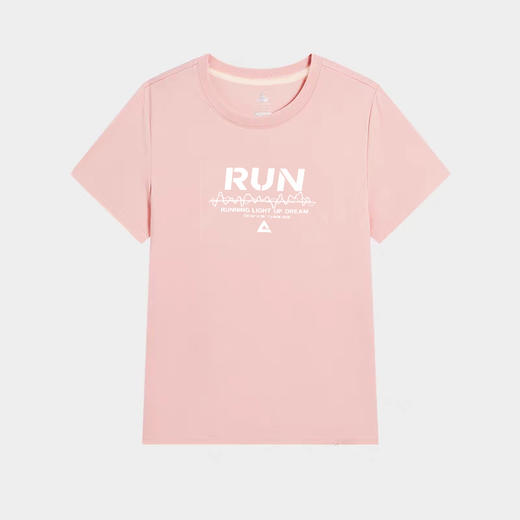 匹克2024年新款大众跑系列女款圆领短T恤F6242832 商品图2