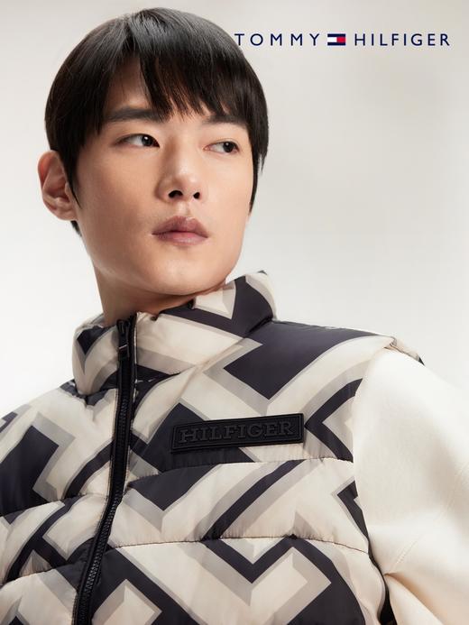 TOMMY 夹克男  MW34020-0GJ 藏青白拼色. 商品图2