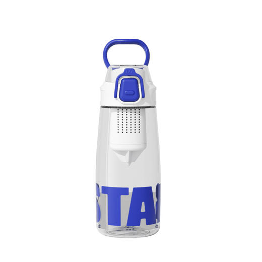 高颜值网红塑料水杯大容量直饮带绳简约运动孕妇随手杯弹跳盖耐摔幼儿园开学季学生水杯 商品图4