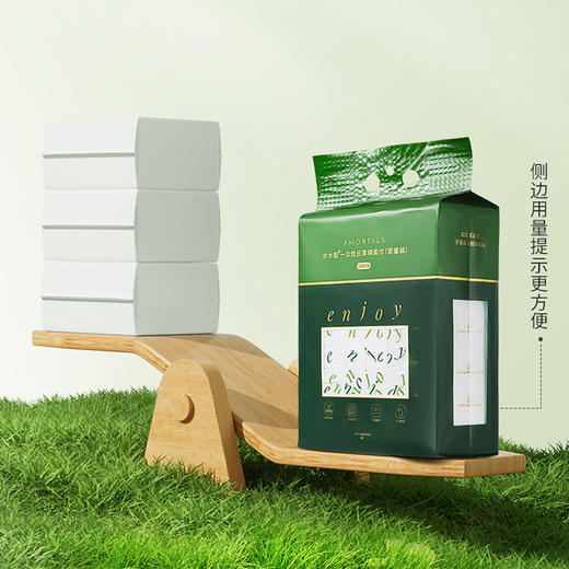 尔木萄加厚加大干湿两用绵柔洁面巾多规格洗脸巾抽取式卷筒洗脸巾 商品图4