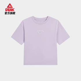 匹克2024年新款时尚生活女款圆领短T恤F6242632