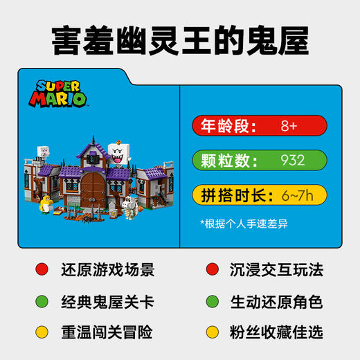 乐高LEGO 害羞幽灵王的鬼屋LEGC71436 商品图2