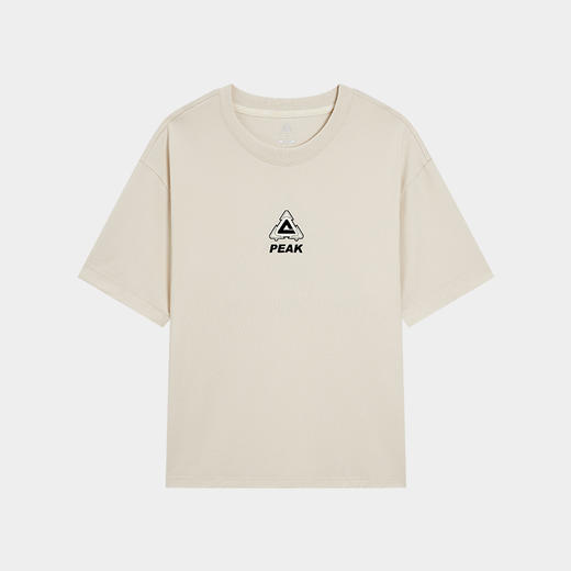 匹克2024年新款乐活系列男款圆领短T恤F6243067 商品图3