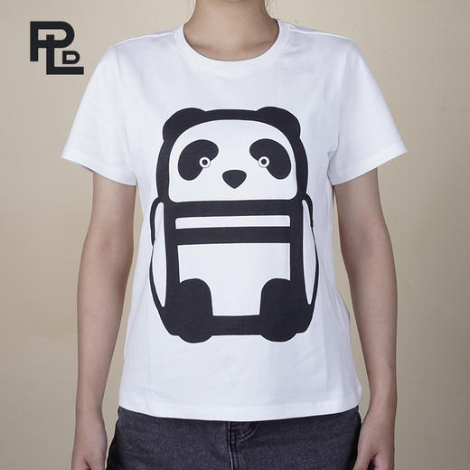 保兰德PLD友谊使者2024新款大熊猫女T恤可爱时尚 商品图1