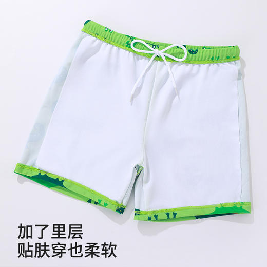【120-150码】【送泳帽】熳洁儿 男童泳衣夏季短袖分体两件套卡通可爱鲨鱼24206605/24206603 商品图8