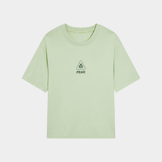 匹克2024年新款乐活系列男款圆领短T恤F6243067 商品图1