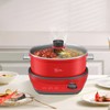 米技（MIJI）多功能锅家用鸳鸯电火锅 EMP-L6011 红色 商品缩略图0