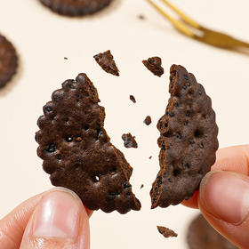 【快乐解馋！黑芝麻谷力脆饼干】蔗糖的黑芝麻饼干，香酥薄脆 轻甜不腻，甄选优质黑芝麻 浓浓芝麻香，薄脆小圆饼办公室休闲小零食Y