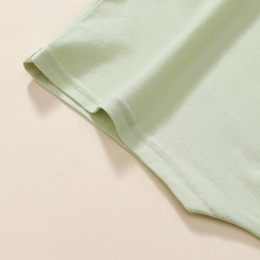 芬腾女睡裙夏季纯棉短袖睡衣裙少女韩版卡通休闲全棉家居服中短裙 商品图4