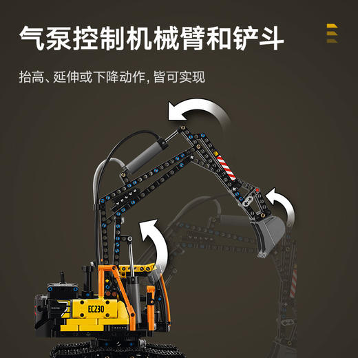乐高LEGO Volvo FMX卡车和EC230绿色动力挖掘机LEGC42175 商品图6