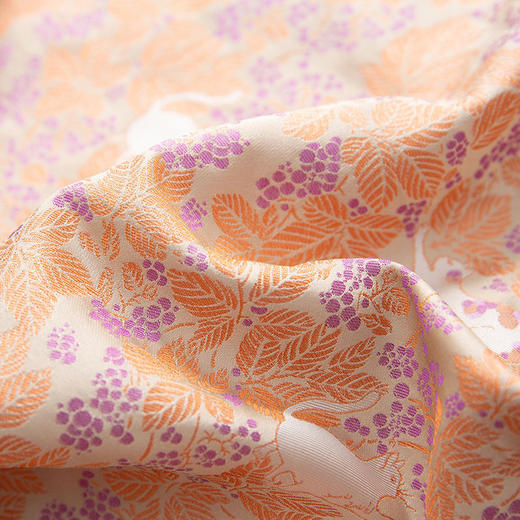 丁摩 高端宋锦连衣裙新中式桑蚕丝旗袍裙短袖女真丝裙子4ZF-009 商品图2