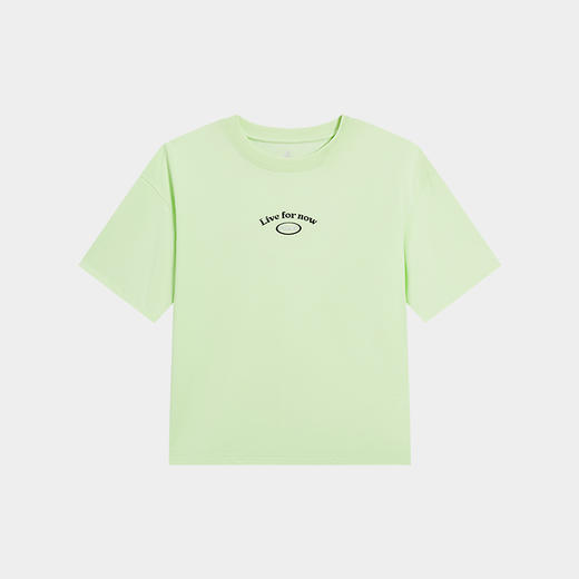 匹克2024年新款时尚生活女款圆领短T恤F6242632 商品图3