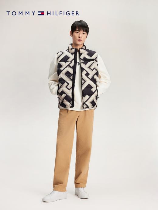 TOMMY 夹克男  MW34020-0GJ 藏青白拼色. 商品图3