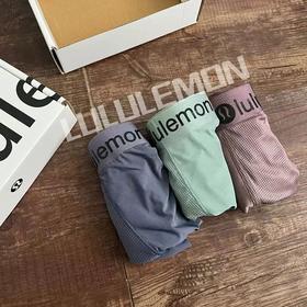 必须推荐！激光打孔+无痕压胶，lulu露露男士平角内裤礼盒