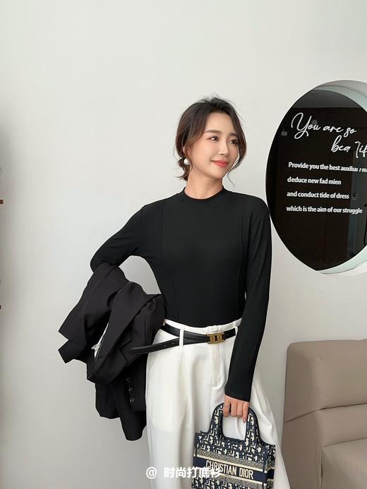 女士粘纤磨毛时尚打底衫秋冬新款6933 商品图5