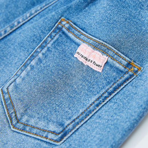 笛莎Deesha 女童裤子2024秋季新款女童牛仔裤 商品图3