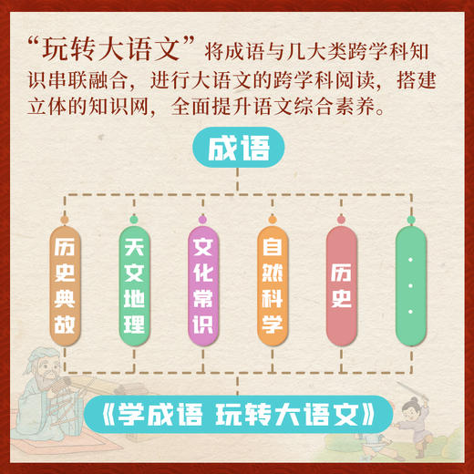 【小橙同学】学成语玩转大语文1-6年级（2册） 商品图1