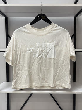 THE NORTH FACE/北面 女士夏季宽松短款多彩印花休闲圆领短袖T恤