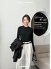 女士粘纤磨毛时尚打底衫秋冬新款6933 商品缩略图4