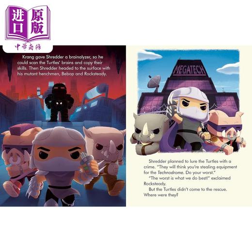 【中商原版】小金书 大眼仔系列 忍者神龟 Little Golden Book Funko Pop Teenage Mutant Ninja Turtles Half-Shell Heroes 商品图2