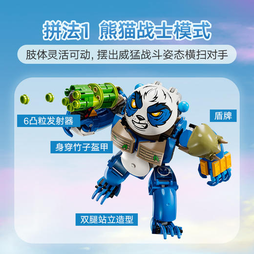 乐高LEGO 洛根和威猛熊猫LEGC71480 商品图3