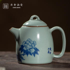 问鼎鼎青青花小秦权壶(凤栖梧桐）