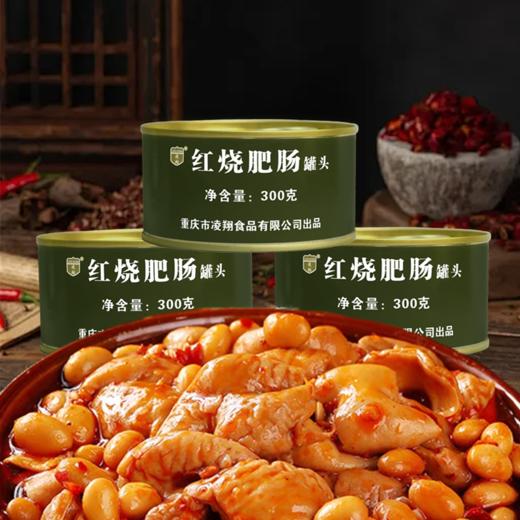 【美味鲜香 甄选肥肠】凌翔红烧肥肠300g/罐装 商品图1