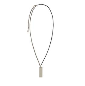 ALEXANDER MCQUEEN 亚历山大麦昆 男士黄铜复古别针骷髅头吊坠项链 七夕礼物 古银色 663862 IAG2Y 1060 均码